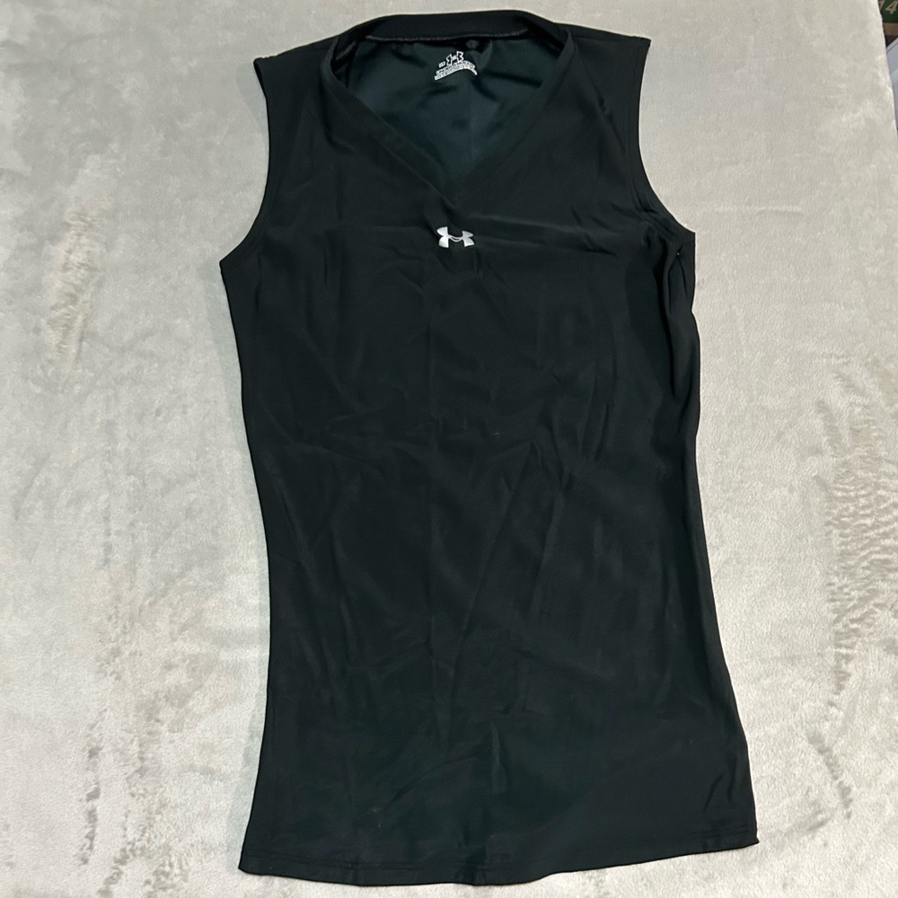 Under Armour Black V-Neck Athletic Top